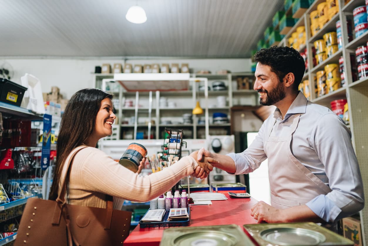 Photo or depiction of a retail business