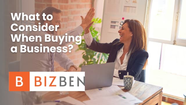 Thumbnail for What to consider when buying a business?