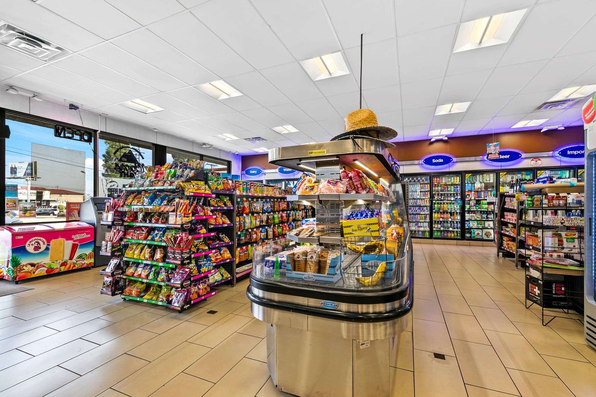 Photo or depiction of a retail business