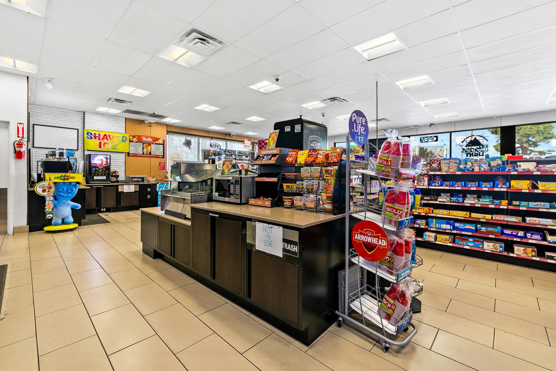 Photo or depiction of a retail business