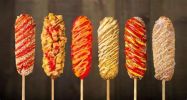 Korean Corn Dog Shop - Variety Of Delicious Items