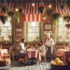 Restaurant - Affluent Town, Successful Sales